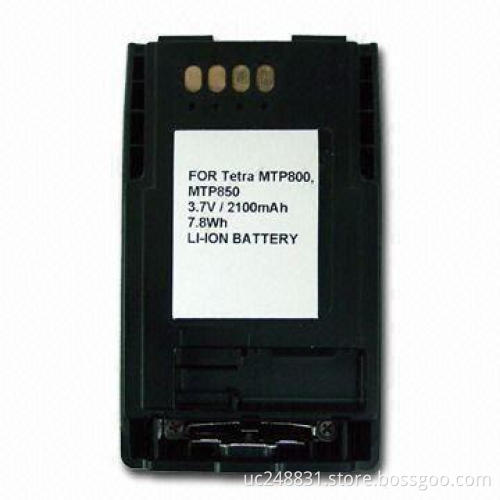 Two-way Radio Battery for Tetra MTP800 and MTP850, with Sort-circuit Protection